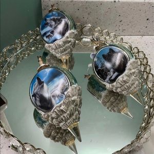 Bradford exchange handpainted porcelain collectors ornaments